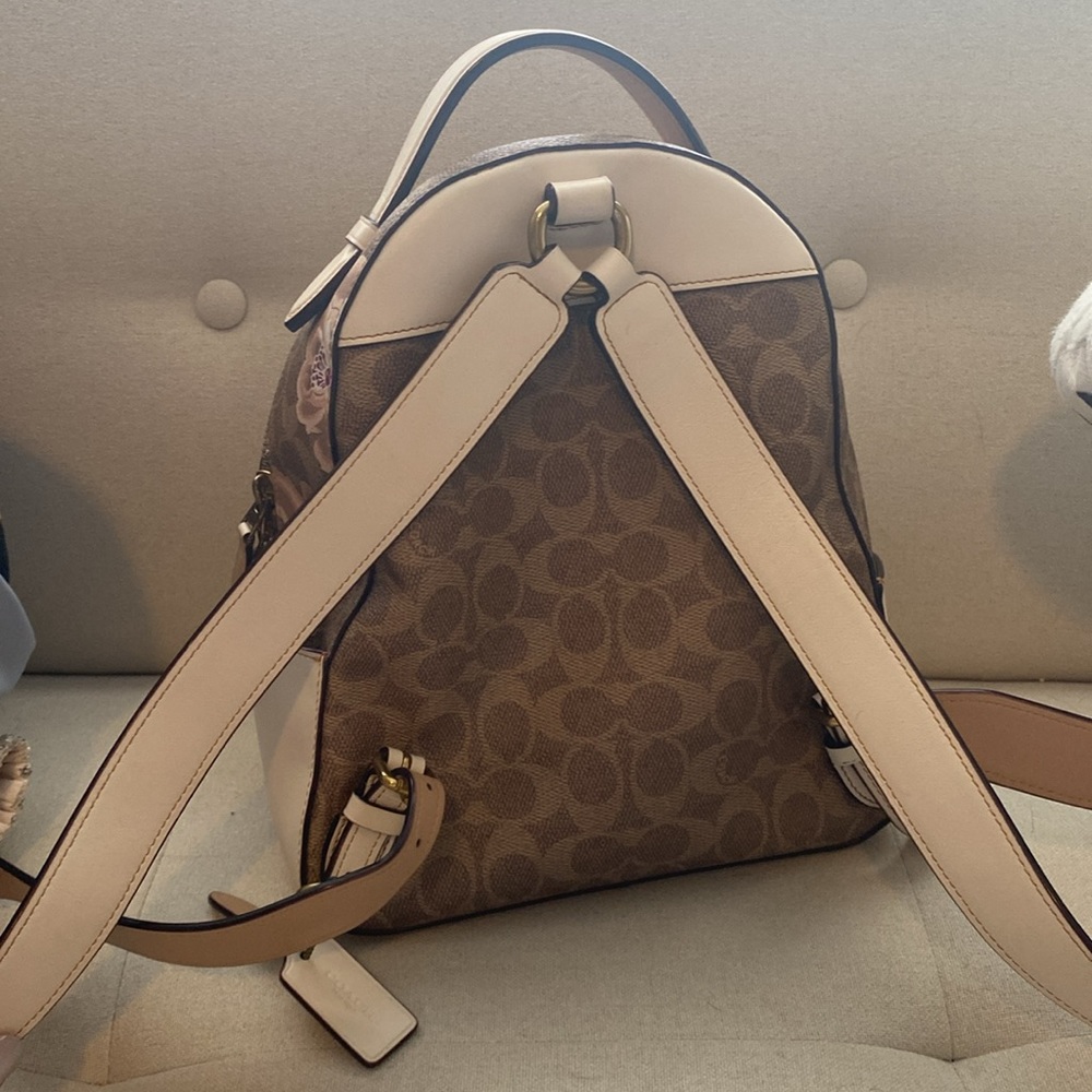 Coach Rose Print Mini Backpack - Picture 3 of 7